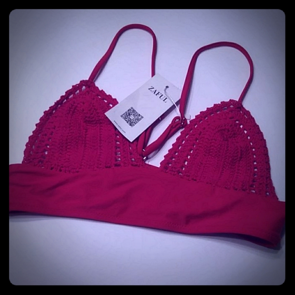 Crocheted Bathing Suit Top